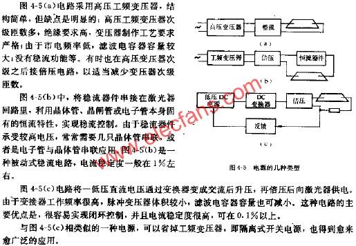 he-ne激光器电源类型介绍